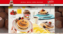 Desktop Screenshot of nutella.com